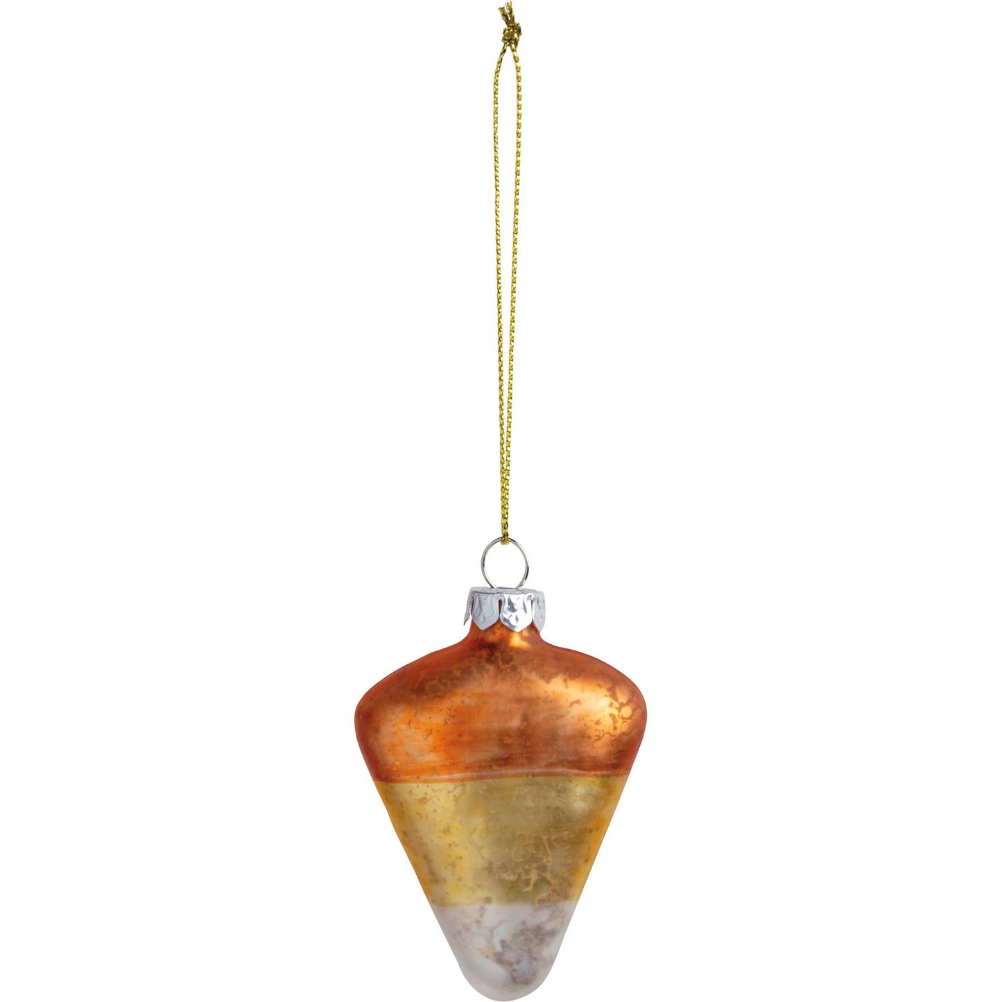 Glass Candy Corn Ornament