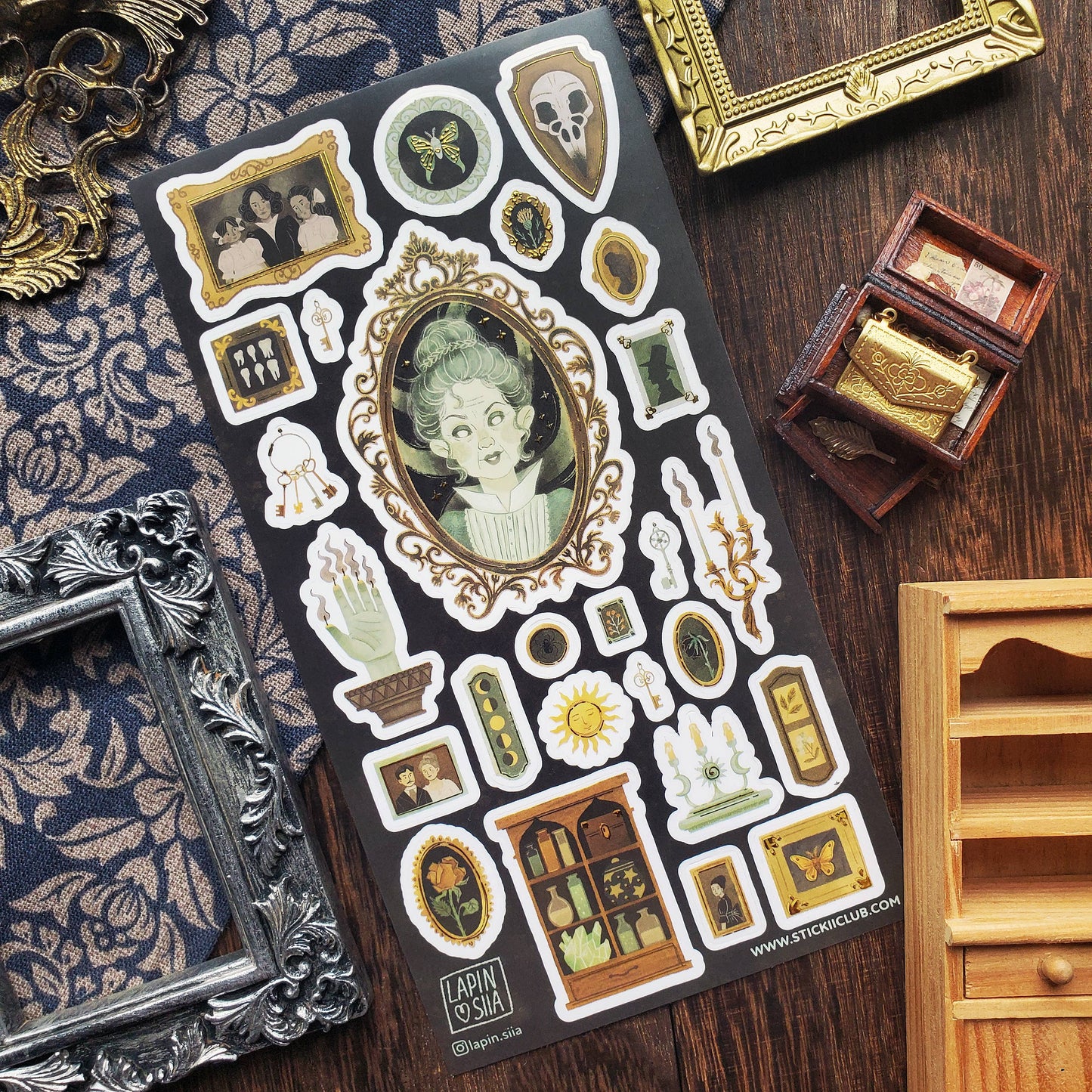 Curious Mementos Sticker Sheet