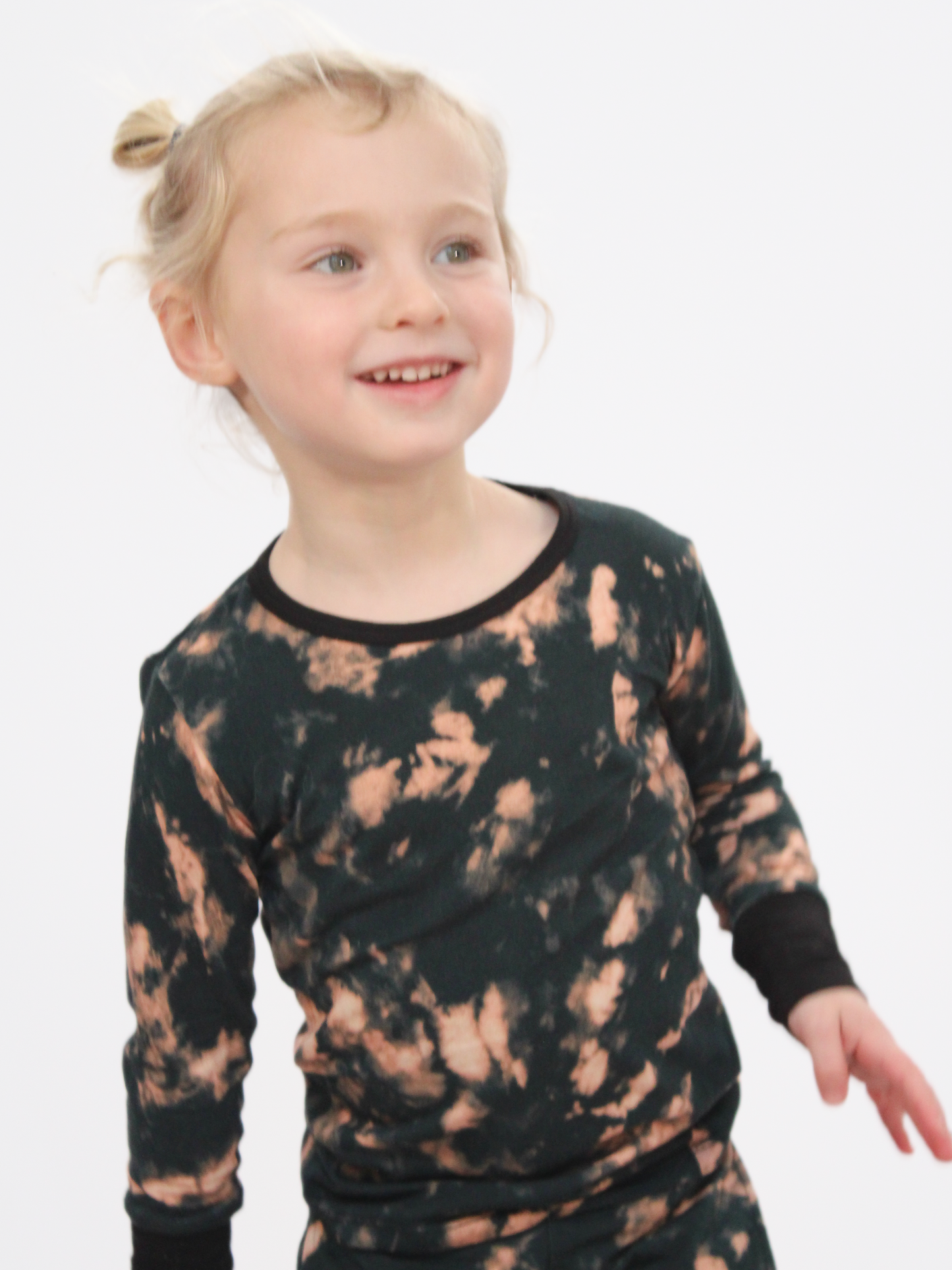 Black Tie Dye Toddler Set