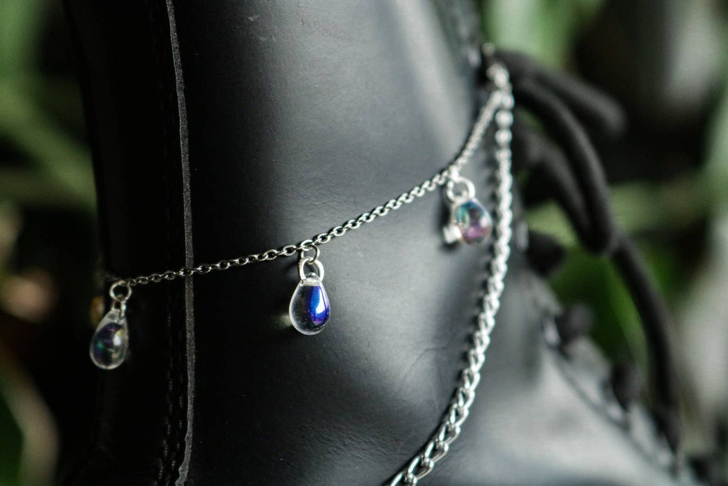 Glass Drop Boot Chain Accessories