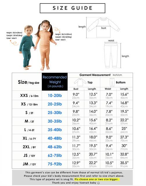 White Black Long Sleeve PJs