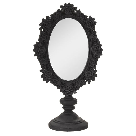 Black Rose Dressing Table Mirror