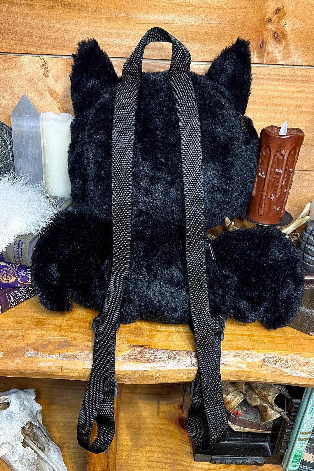 Bony Bat Plush Backpack