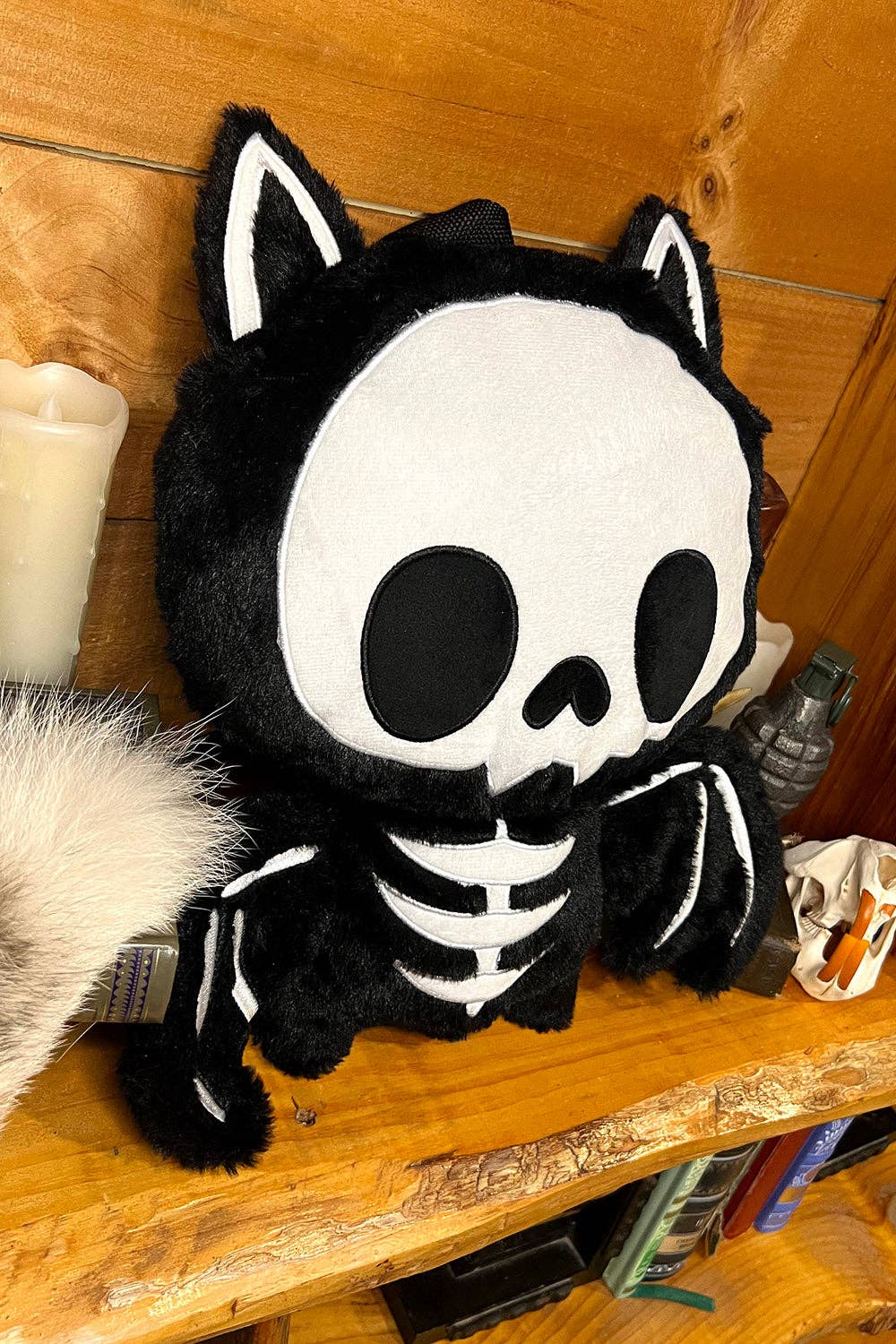 Bony Bat Plush Backpack