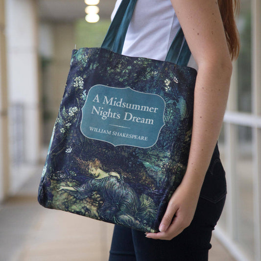 Midsummer Night's Dream Shakespeare Book Tote Bag