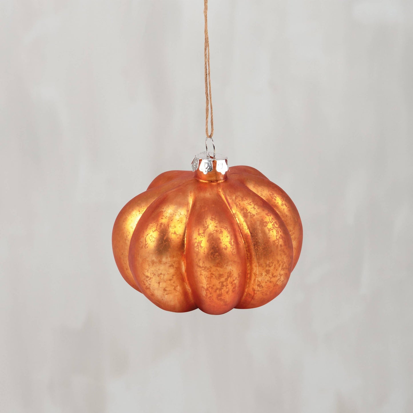 Glass Pumpkin Ornament