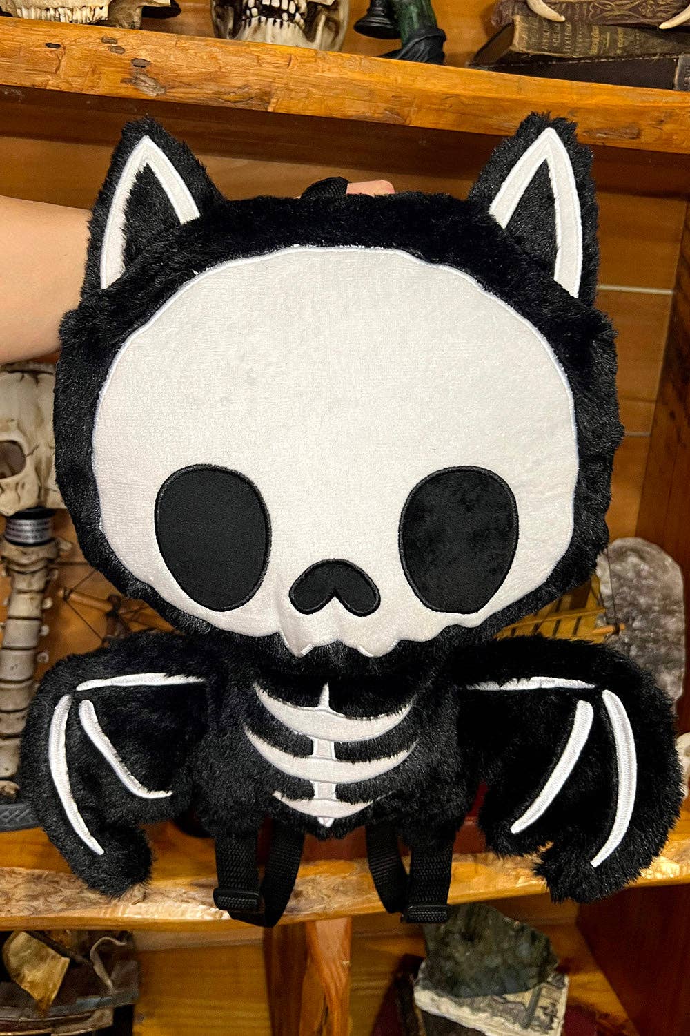 Bony Bat Plush Backpack