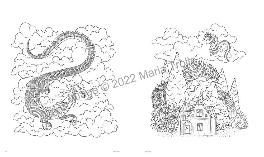 Maria Trolle’s Universe Coloring Book