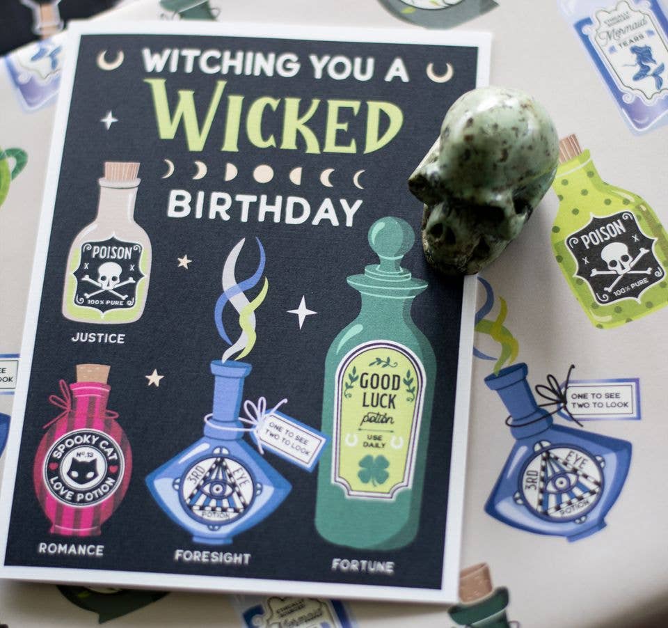 Wicked (Potions) Birthday Card