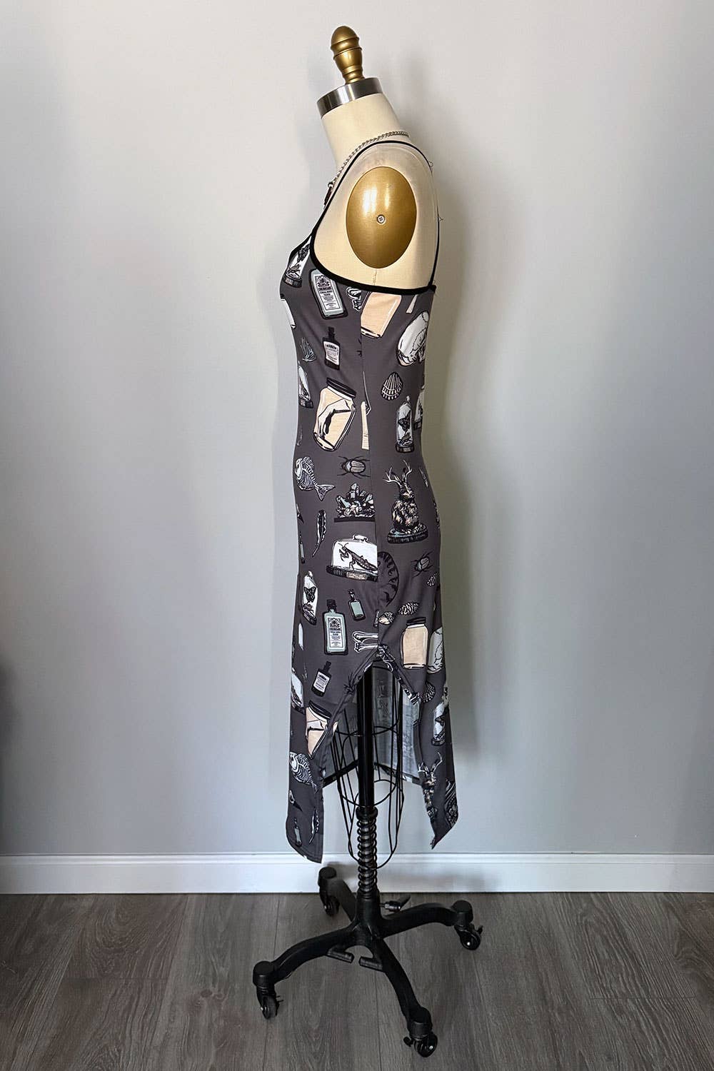 Rare Specimens Oddities Print Slip Dress