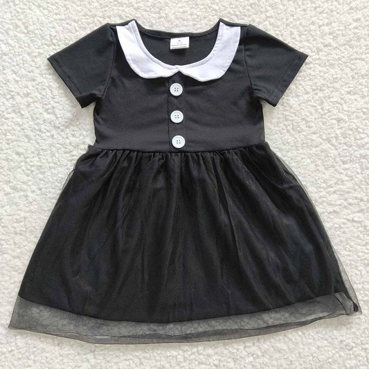 Baby Girls Black Tutu Knee Length Dress