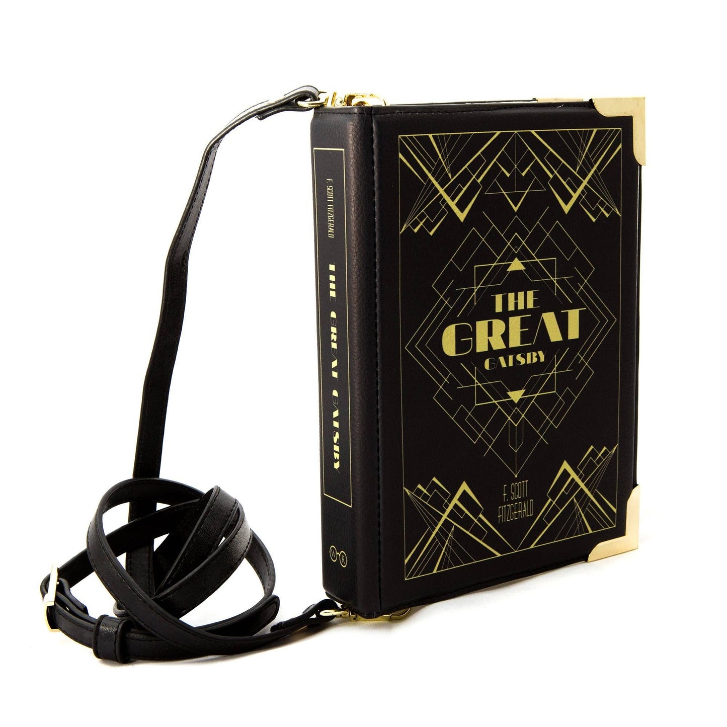 The Great Gatsby Art Deco Book Crossbody Handbag