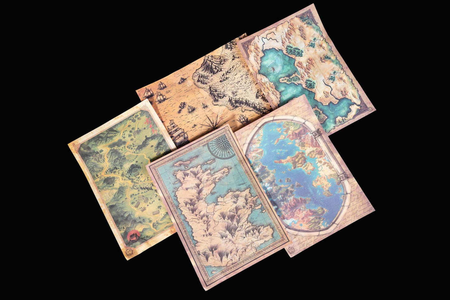 Fantasy Map Paper Set