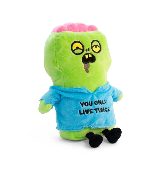 Plush Zombie  "You Only Live Twice"  Soft Toy Funny Cute