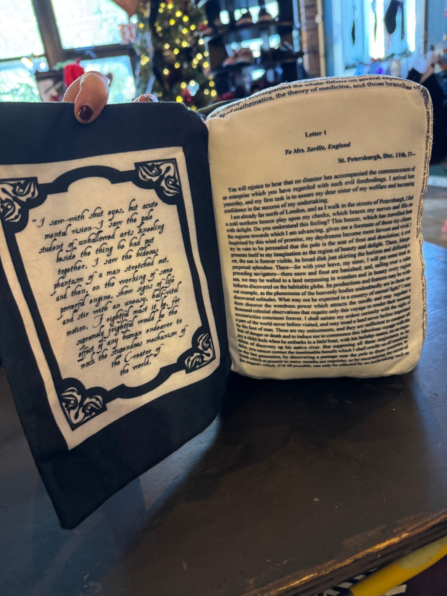 Frankenstein Book Plush