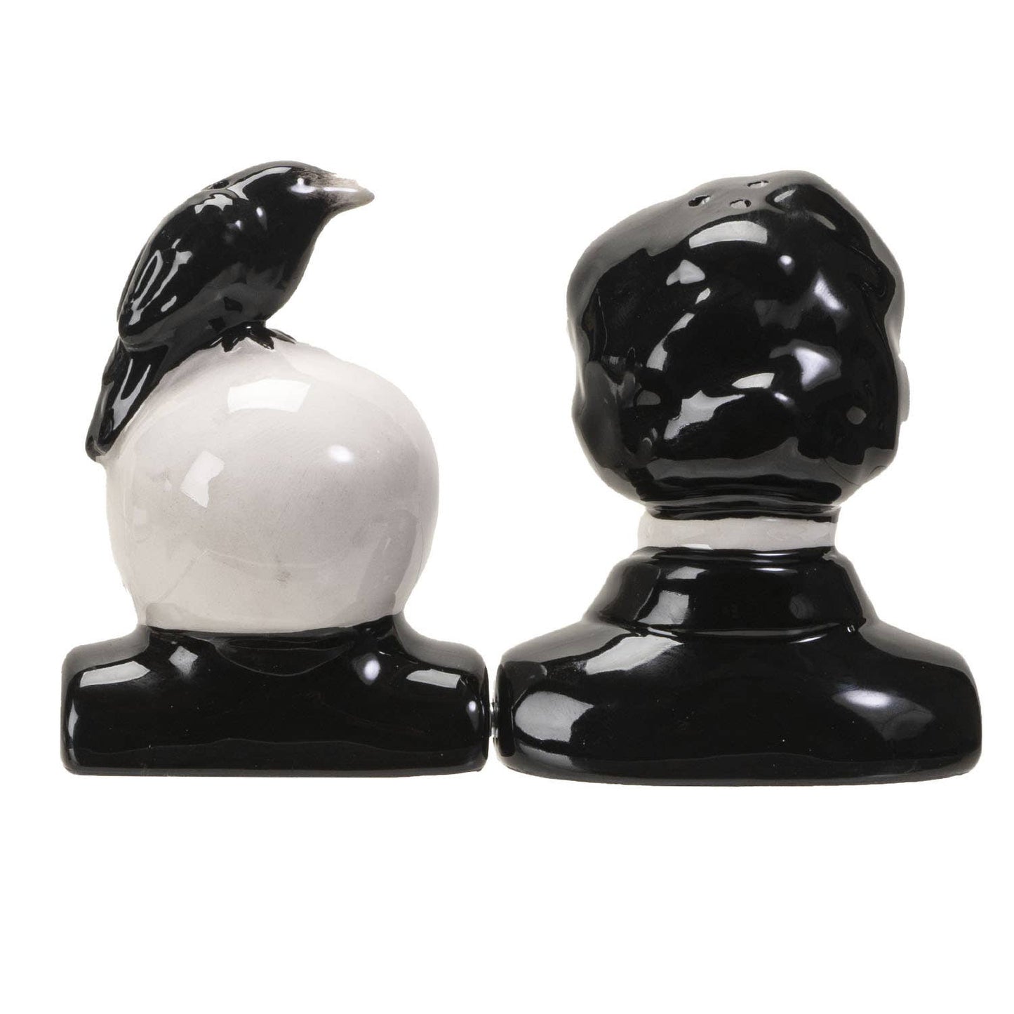 Edgar Allen Poe Salt & Pepper Magnetic Shaker Set