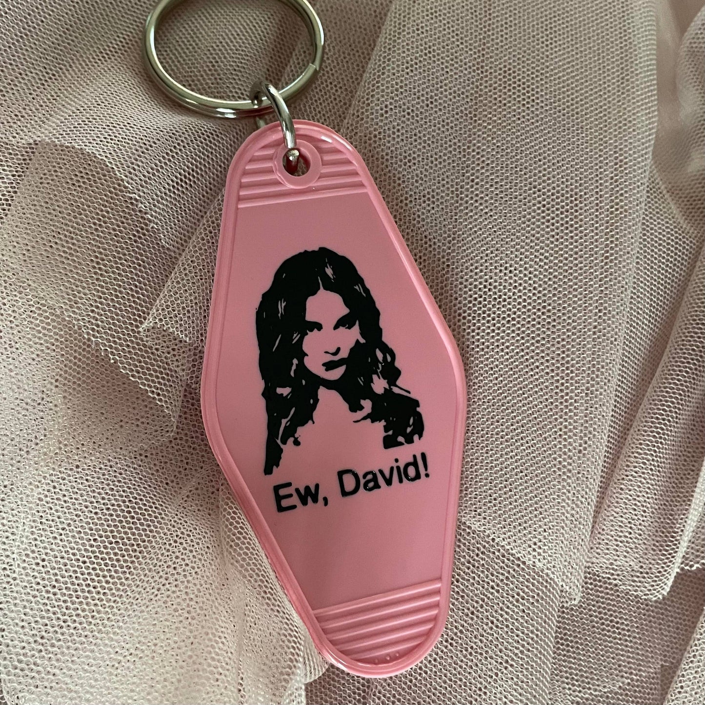 Motel Key Fob - Schitts Creek, Alexis, Ew, David!