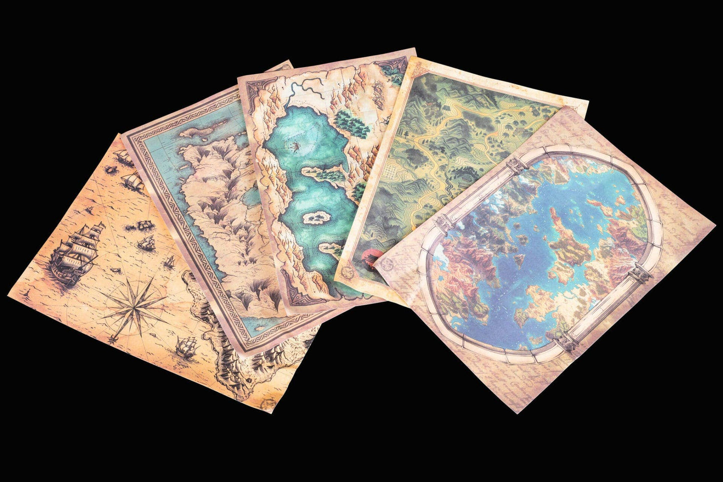 Fantasy Map Paper Set