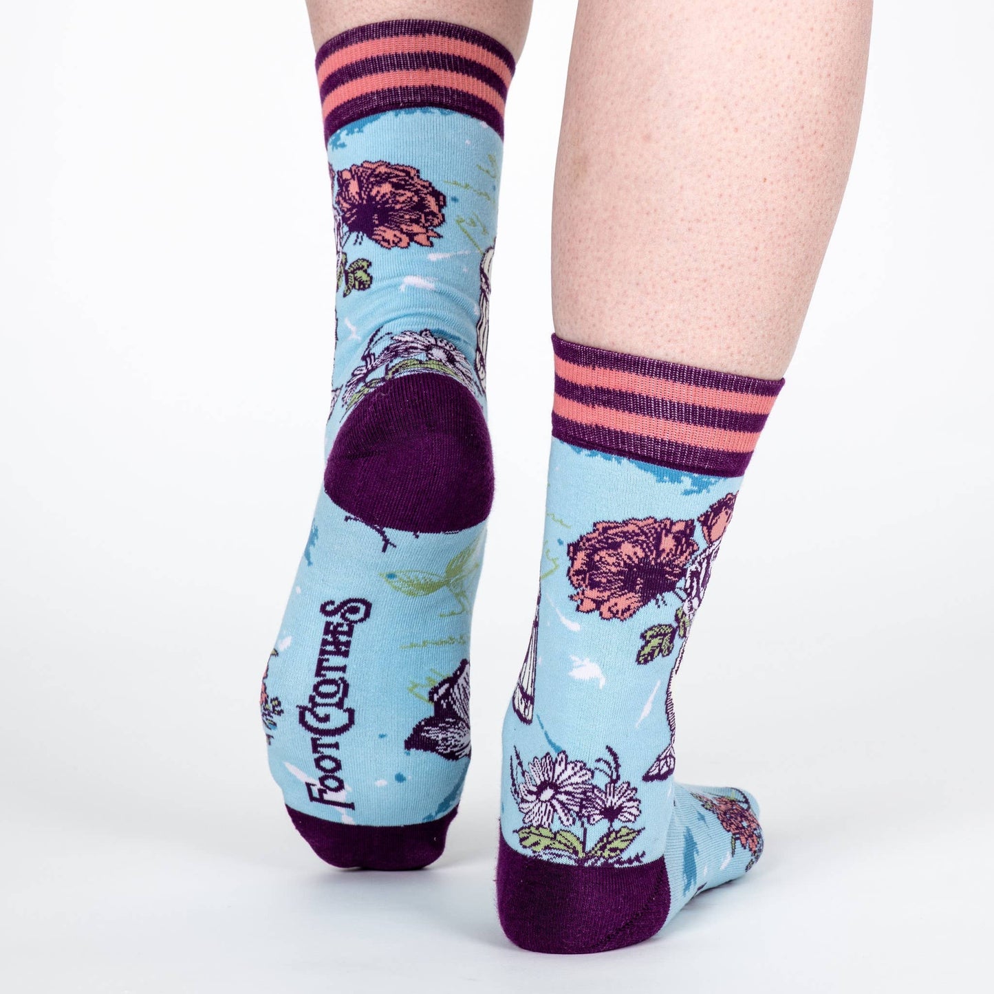 Floral Nightingale Crew Socks