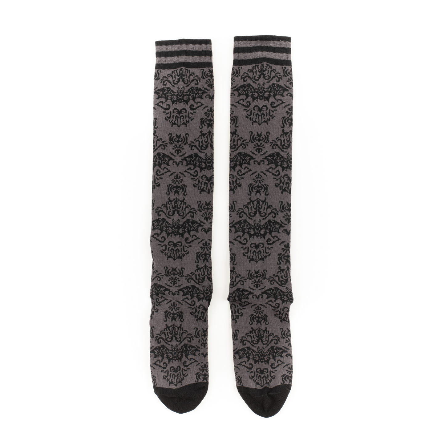 Bat Damask Knee High Socks