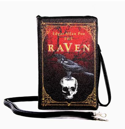 The Raven Book Crossbody Handbag