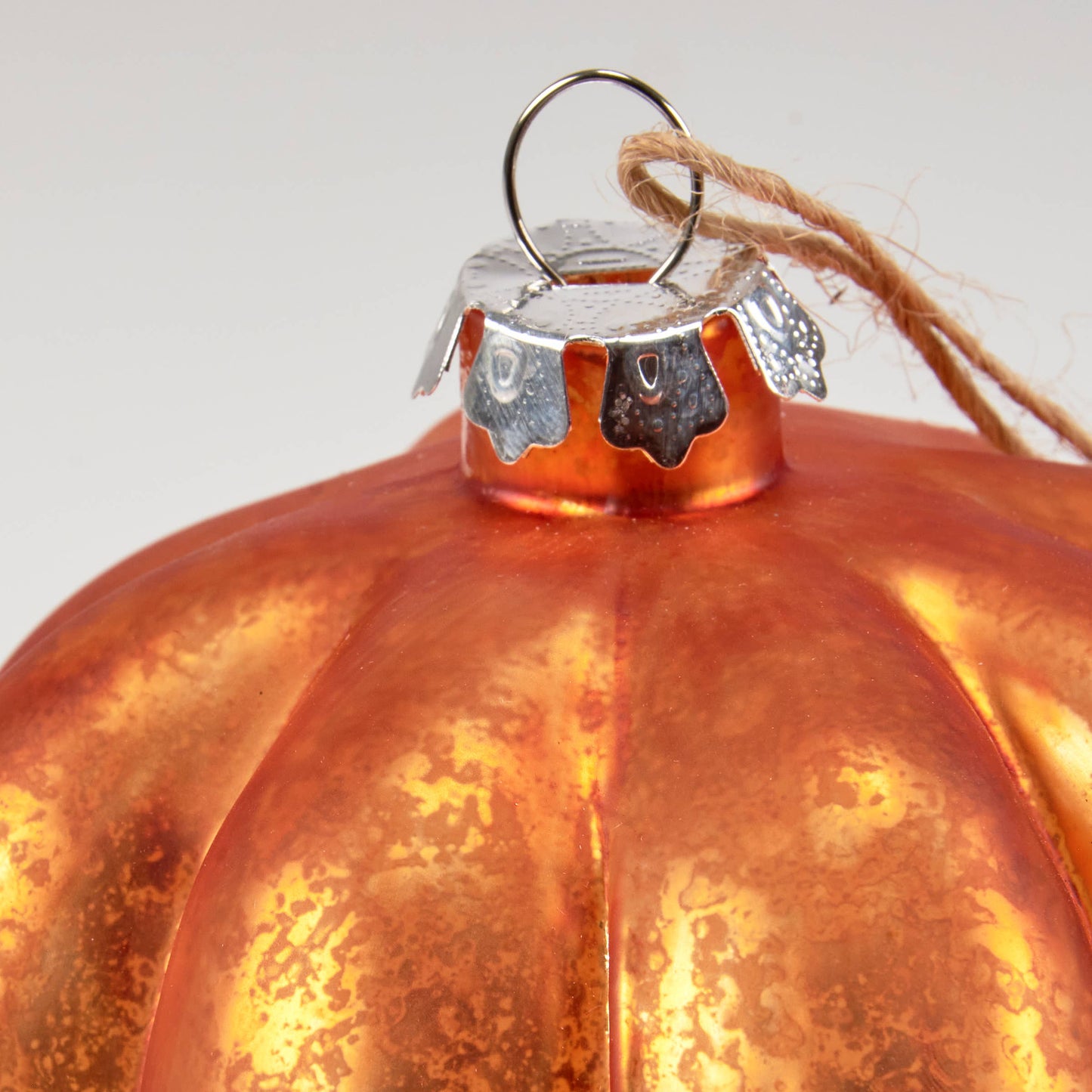 Glass Pumpkin Ornament