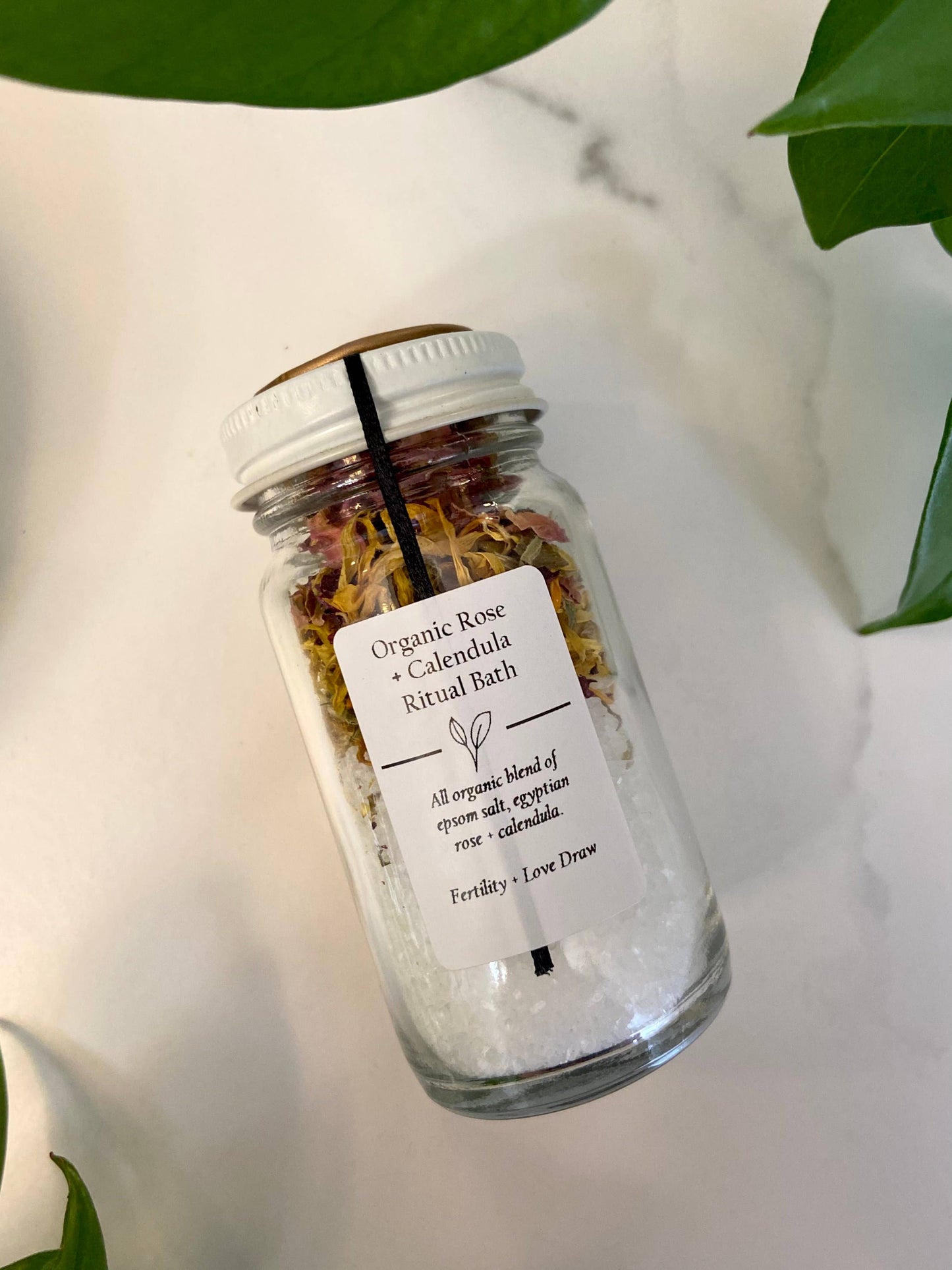 Organic Rose + Calendula Ritual Bath Salt