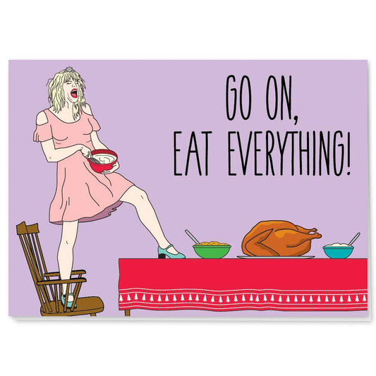 Courtney Love 90s Grrrl Holiday Christmas Greeting Card