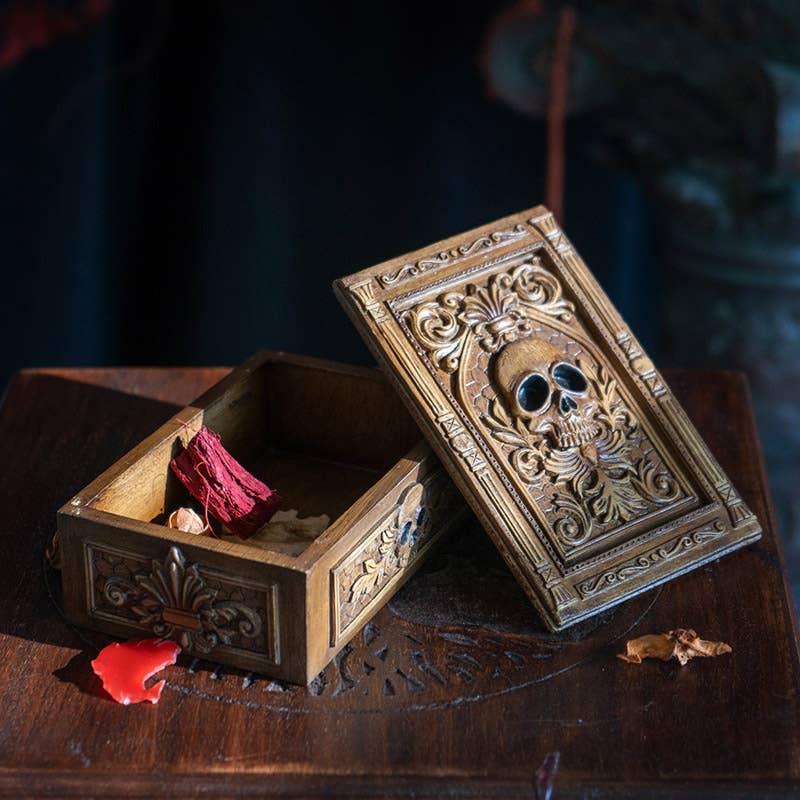 Skull Tarot Card Box (Box Only)