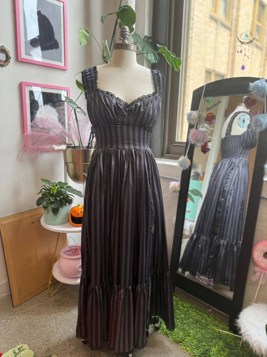 Cosette Maxi Dress in Shadow Stripe