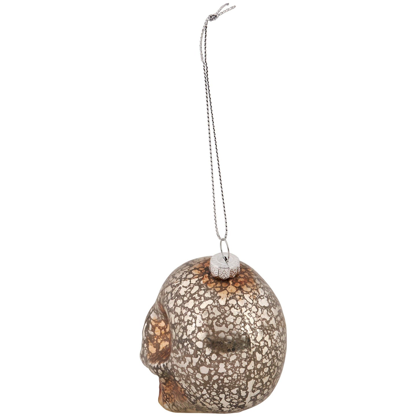 Glass Skull Ornament