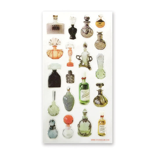 Epoxy Perfume Bottles Sticker Sheet