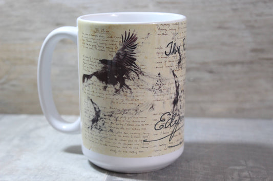 The Raven Edgar Allen Poe 15oz Ceramic Cup