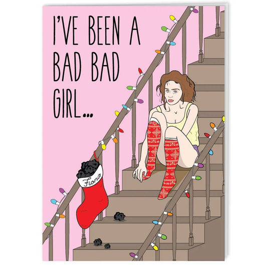 Fiona Apple 90s Grrrl Holiday Christmas Greeting Card