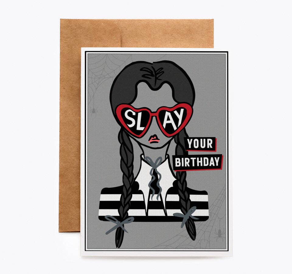 Wednesday Birthday Card