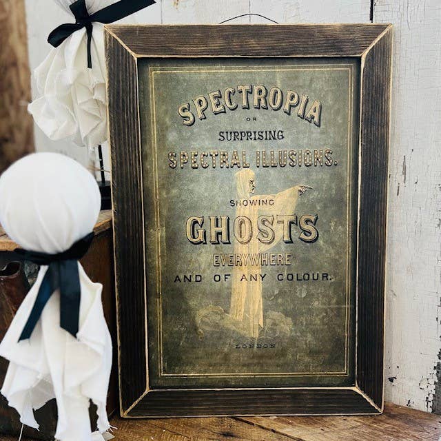 Spectropia- Ghost- Wall Sign