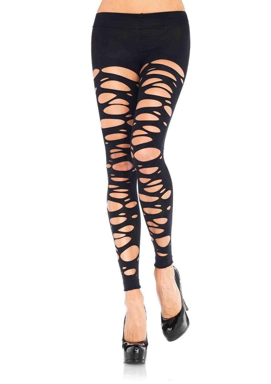 Posy Tattered Footless Tights